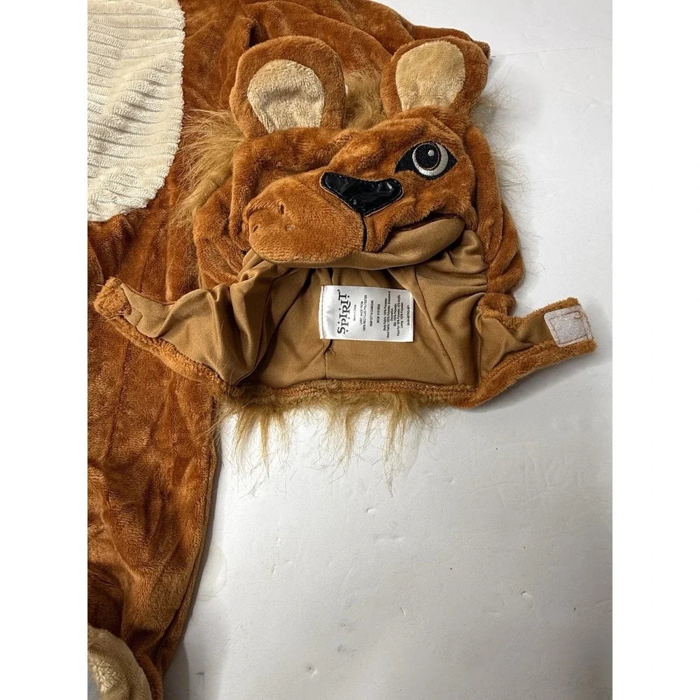 Spirit Halloween Lion Cub Halloween Costume No Bib Baby 0-6mo. Furry Fuzzy